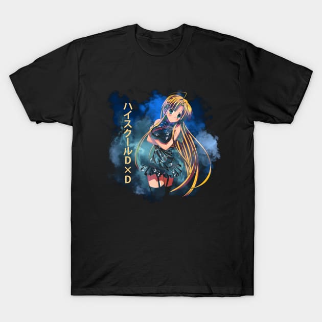 The Crimson-Haired Beauty High School DxD Rias Gremory T-Shirt T-Shirt by Thunder Lighthouse